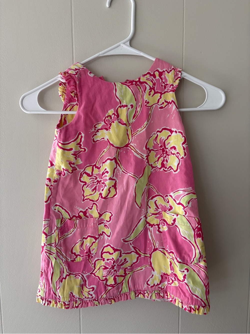 Lilly Pulitzer Shift Dress Floral Pink Blossom